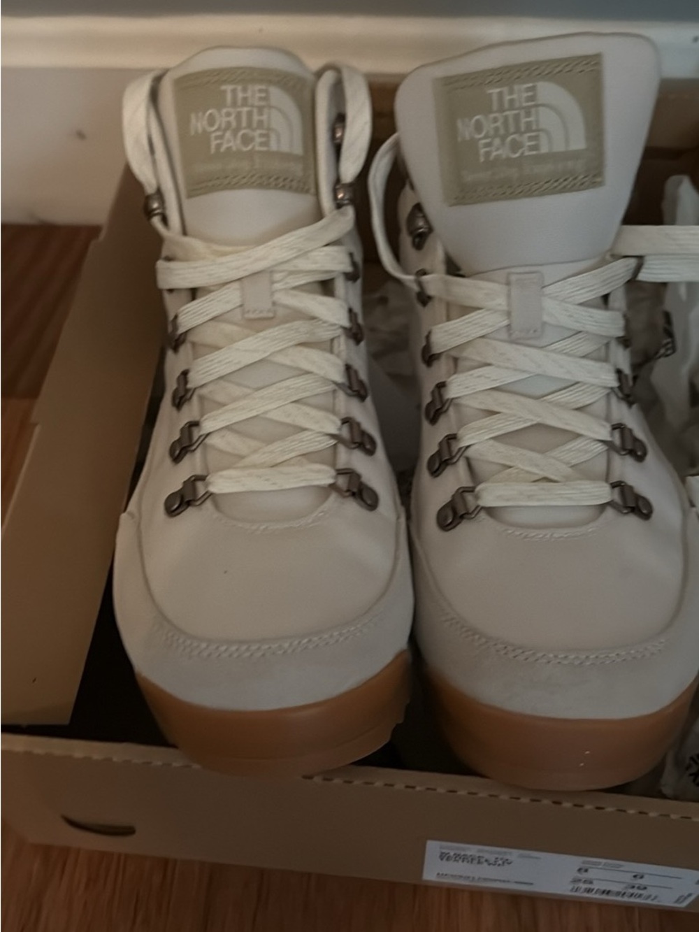 The North Face Back to Berkeley IV waterproof hiking boots.